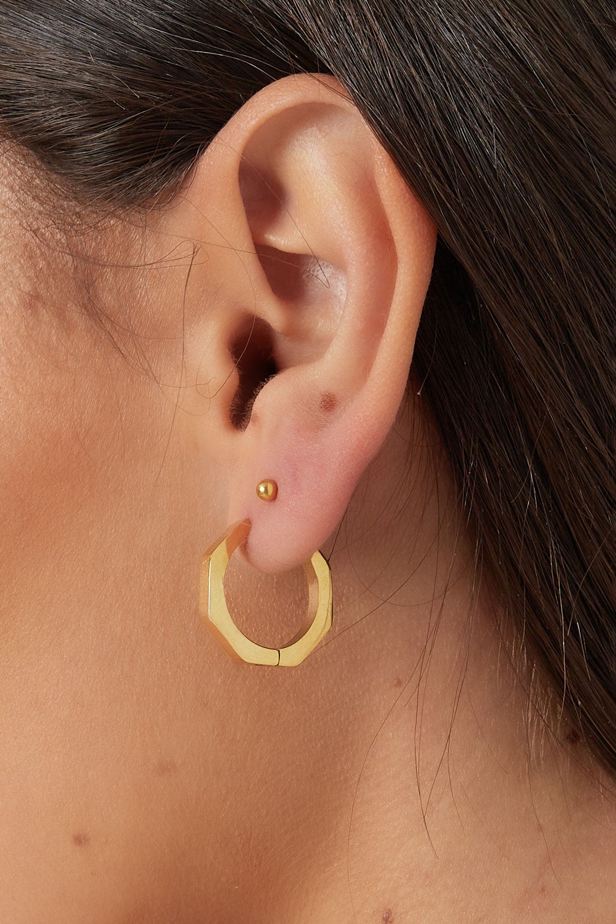 Classic Large Aspherical Hoop Earrings