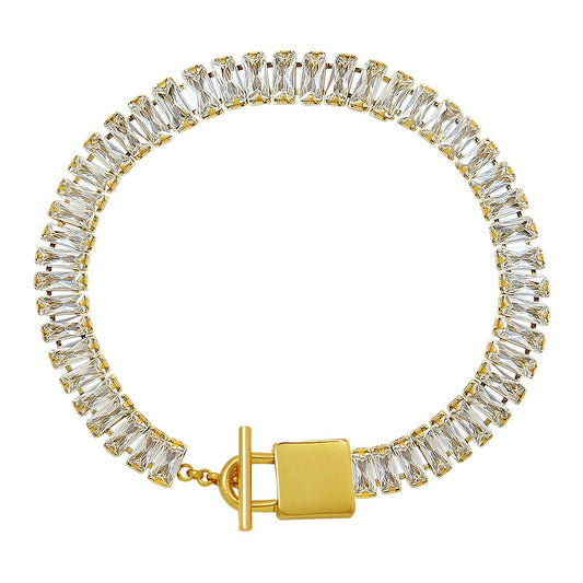 Amiri Gold Tennis Bracelet